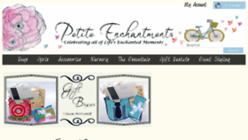 What Petiteenchantments.com website looked like in 2017 (6 years ago)