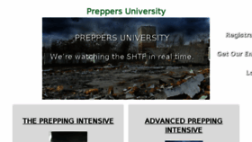 What Preppersuniversity.com website looked like in 2017 (6 years ago)