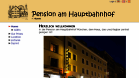 What Pensionamhauptbahnhof.de website looked like in 2017 (7 years ago)