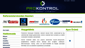 What Prokontrol.com.tr website looked like in 2017 (6 years ago)