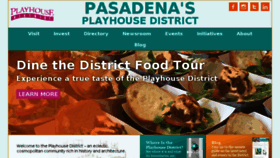 What Playhousedistrict.org website looked like in 2017 (6 years ago)