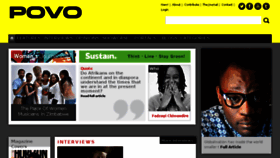 What Povo.co.zw website looked like in 2017 (6 years ago)
