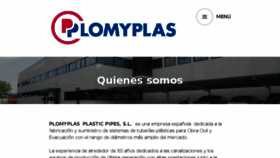 What Plomyplas.com website looked like in 2017 (6 years ago)