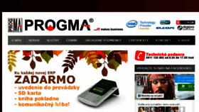 What Progma.sk website looked like in 2017 (6 years ago)