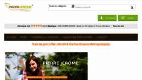 What Pierre-jerome.com website looked like in 2017 (6 years ago)