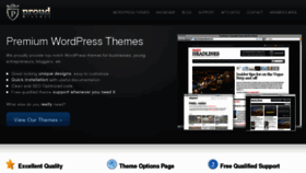 What Proudthemes.com website looked like in 2017 (6 years ago)