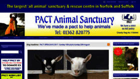 What Pactsanctuary.org website looked like in 2017 (6 years ago)