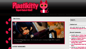 What Plastikitty.com website looked like in 2017 (6 years ago)