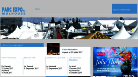 What Parcexpo.fr website looked like in 2017 (6 years ago)