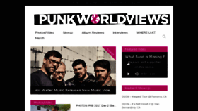 What Punkworldviews.com website looked like in 2017 (6 years ago)