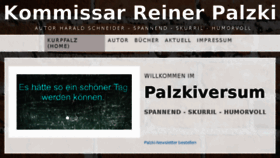 What Palzki.de website looked like in 2017 (6 years ago)