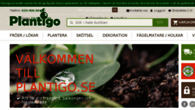 What Plantigo.se website looked like in 2017 (6 years ago)