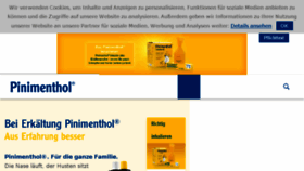 What Pinimenthol.de website looked like in 2017 (6 years ago)
