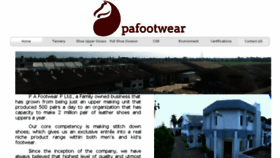 What Pafootwear.in website looked like in 2017 (6 years ago)