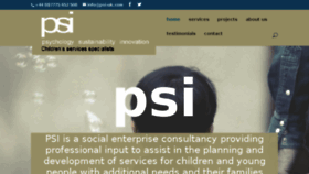 What Psi-uk.com website looked like in 2017 (6 years ago)