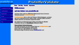 What Pruefziffer.de website looked like in 2017 (6 years ago)