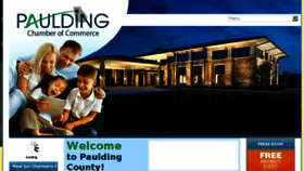 What Pauldingchamber.org website looked like in 2017 (6 years ago)