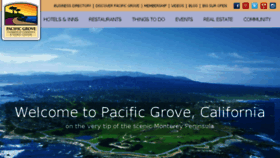 What Pacificgrove.org website looked like in 2017 (6 years ago)