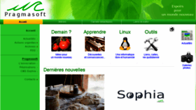 What Pragmasoft.be website looked like in 2017 (7 years ago)