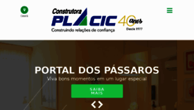 What Placic.com.br website looked like in 2017 (6 years ago)