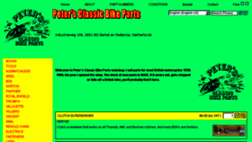 What Petersclassicbikeparts.nl website looked like in 2017 (6 years ago)