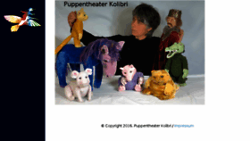 What Puppentheaterkolibri.de website looked like in 2017 (6 years ago)