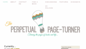 What Perpetualpageturner.com website looked like in 2017 (6 years ago)