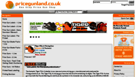 What Pricegunland.co.uk website looked like in 2017 (6 years ago)