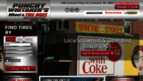 What Punchywhitaker.com website looked like in 2017 (6 years ago)