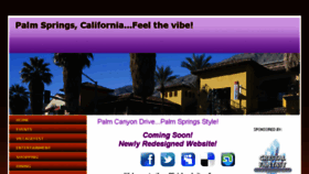 What Palmcanyondrive.org website looked like in 2017 (8 years ago)