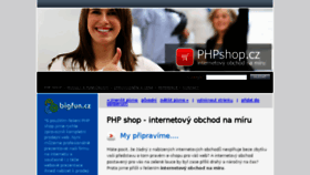 What Phpshop.cz website looked like in 2017 (6 years ago)