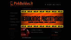 What Pirkbaldus.lt website looked like in 2017 (6 years ago)