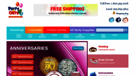 What Partyandgifts4u.com website looked like in 2017 (6 years ago)