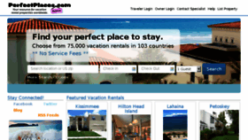 What Perfectplaces.com website looked like in 2017 (6 years ago)