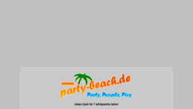What Party-beach.de website looked like in 2017 (6 years ago)