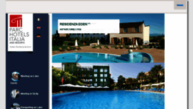 What Parchotels.it website looked like in 2017 (8 years ago)