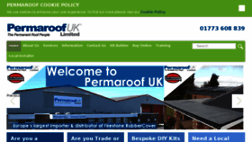 What Permaroof.co.uk website looked like in 2017 (6 years ago)