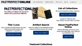 What Pastperfect-online.com website looked like in 2017 (6 years ago)