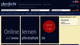What Pferdia.de website looked like in 2017 (6 years ago)
