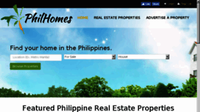 What Philhomes.net website looked like in 2017 (6 years ago)