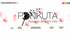 What Ponikuta.com website looked like in 2017 (6 years ago)