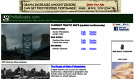 What Phillyroads.com website looked like in 2017 (6 years ago)