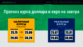 What Prognozkursa.com.ua website looked like in 2017 (6 years ago)