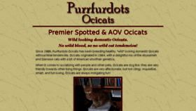 What Purrfurdotsocicats.com website looked like in 2017 (6 years ago)