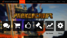 What Parkercraft.it website looked like in 2017 (6 years ago)