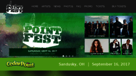 What Pointfestival.com website looked like in 2017 (6 years ago)