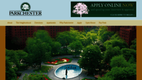 What Parkchesternyc.com website looked like in 2017 (6 years ago)