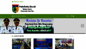 What Palukota.go.id website looked like in 2017 (6 years ago)