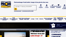 What Proxiconfort.fr website looked like in 2017 (6 years ago)