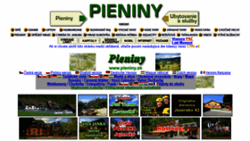 What Pieniny.sk website looked like in 2017 (6 years ago)